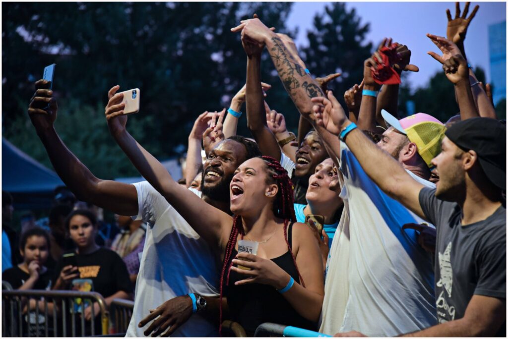 Foule musique concert Pass Sport Festival