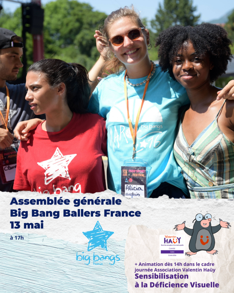 image pour annoncer l'assemblée générale des big bang ballers